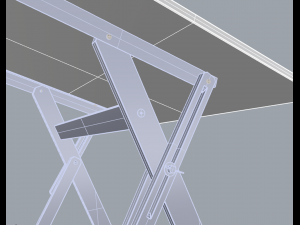 drafting table 3D 模型
