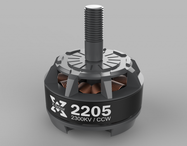 xrotor 2205 motor Model 3D .c4d .max .obj .3ds .fbx .stl .blend 