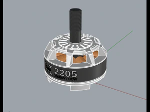 xrotor 2205 motor 3D Model
