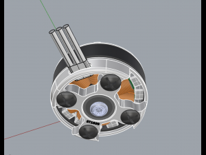 xrotor 2205 motor Model 3D