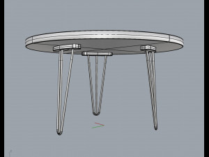 evolution collection - center table 3D Model