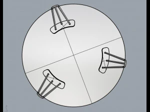 evolution collection - center table 3D Model