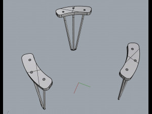 evolution collection - center table 3D Model