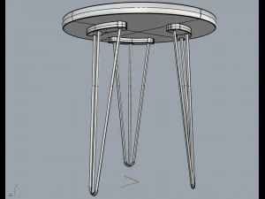 evolution collection - side table 3D Model