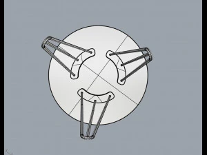 evolution collection - support table 3D Model