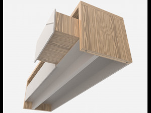 rack colonia rovere euro Modèle 3D