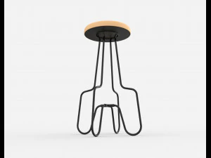 stool 03 3D Model
