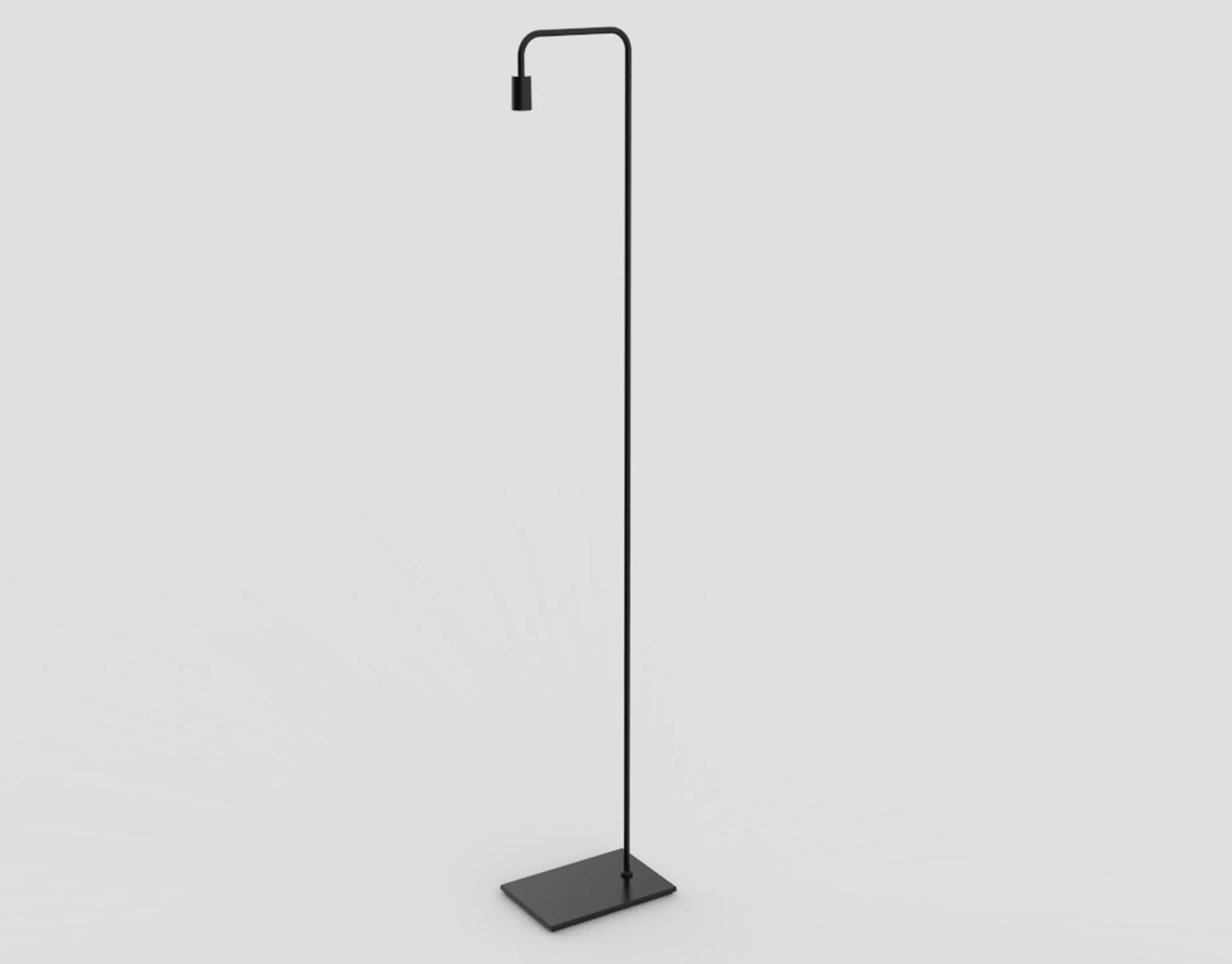 pipe floor lamp 3D Model .c4d .max .obj .3ds .fbx .stl .blend 