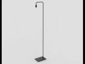 lampada da terra a tubo Modello 3D