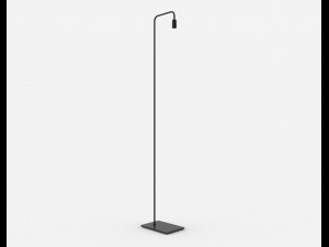 pipe floor lamp 3D Model