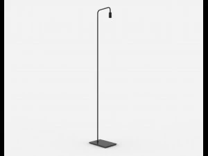 pipe floor lamp 3D Model