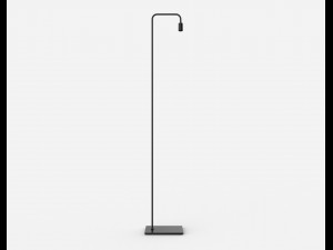 pipe floor lamp 3D Model