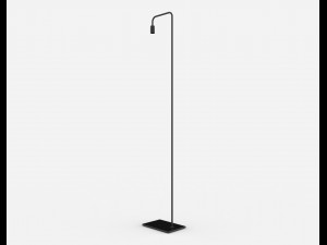 pipe floor lamp 3D Model