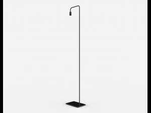 pipe floor lamp 3D Model