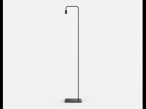 pipe floor lamp 3D Model