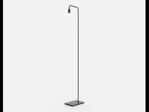 pipe floor lamp 3D Model