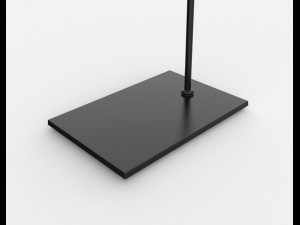pipe floor lamp 3D Model