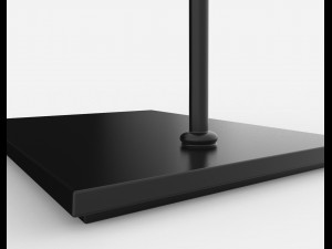 pipe floor lamp 3D Model