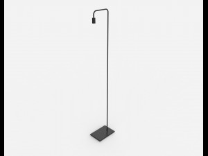 pipe floor lamp 3D Model