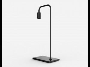 pipe table lamp 3D Модель