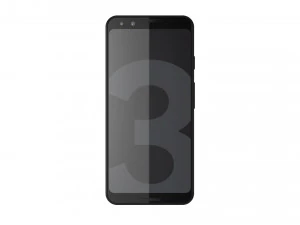google pixel 3 black 3D Model
