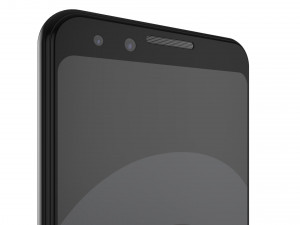 google pixel 3 black 3D 모델