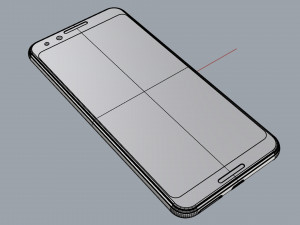 google pixel 3 black 3D 모델
