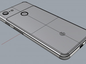 google pixel 3 black 3D 모델