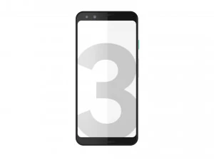 google pixel 3 white 3D Model