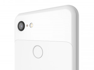google pixel 3 white 3D-Modell