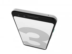 google pixel 3 white 3D Model
