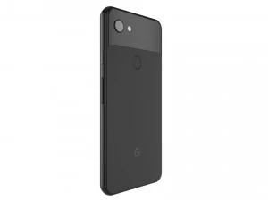 google pixel 3a black 3D Model