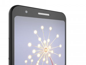 google pixel 3a black Modelo 3D