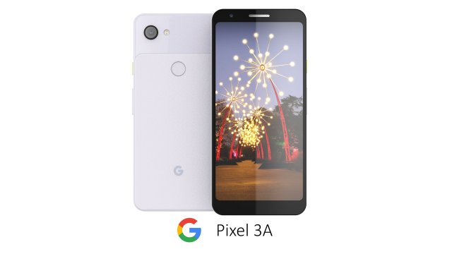 google pixel 3a purple-ish 3D Model .c4d .max .obj .3ds .fbx .stl .blend 