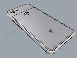 google pixel 3a purple-ish 3D Model
