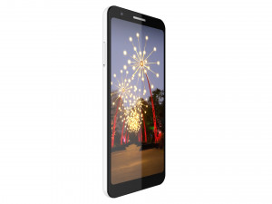 google pixel 3a white Model 3D