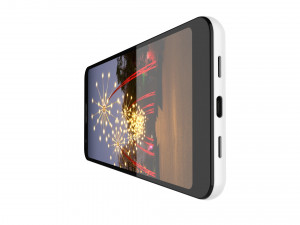 google pixel 3a white Model 3D