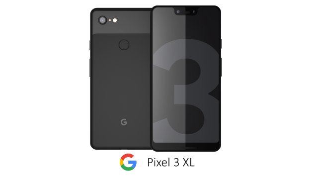 google pixel 3 xl black Modèle 3D .c4d .max .obj .3ds .fbx .stl .blend 