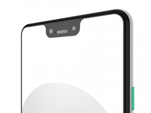 google pixel 3 xl white 3D Модель