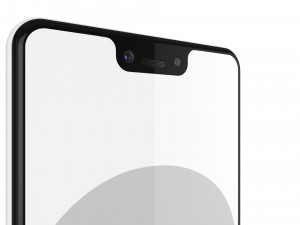 google pixel 3 xl white 3D Модель