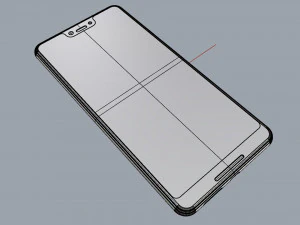 google pixel 3 xl white 3D Model