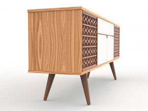 rack buffet orion cinamomo Model 3D