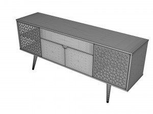 rack buffet orion cinamomo Model 3D