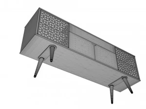 rack buffet orion cinamomo 3D Model