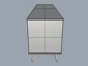 rack buffet orion cinamomo 3D Model