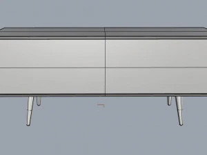 rack buffet orion cinamomo 3D Model