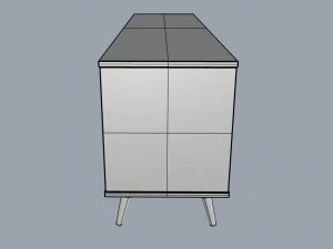 rack buffet orion cinamomo 3D Model