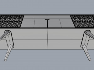 rack buffet orion cinamomo Model 3D