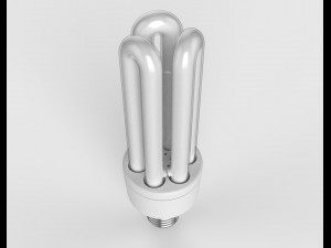 fluorescent lamp 3D मॉडल