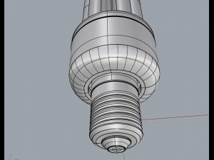 fluorescent lamp 3D मॉडल